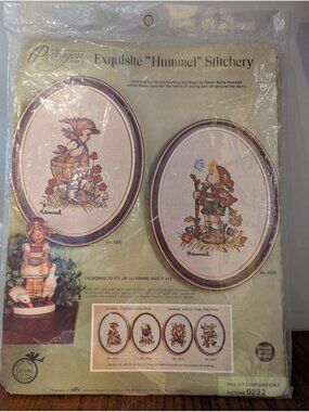 Paragon Exquisite Hummel Stitchery Cross Stitch Kit 0232 1975 Peasant Girl New